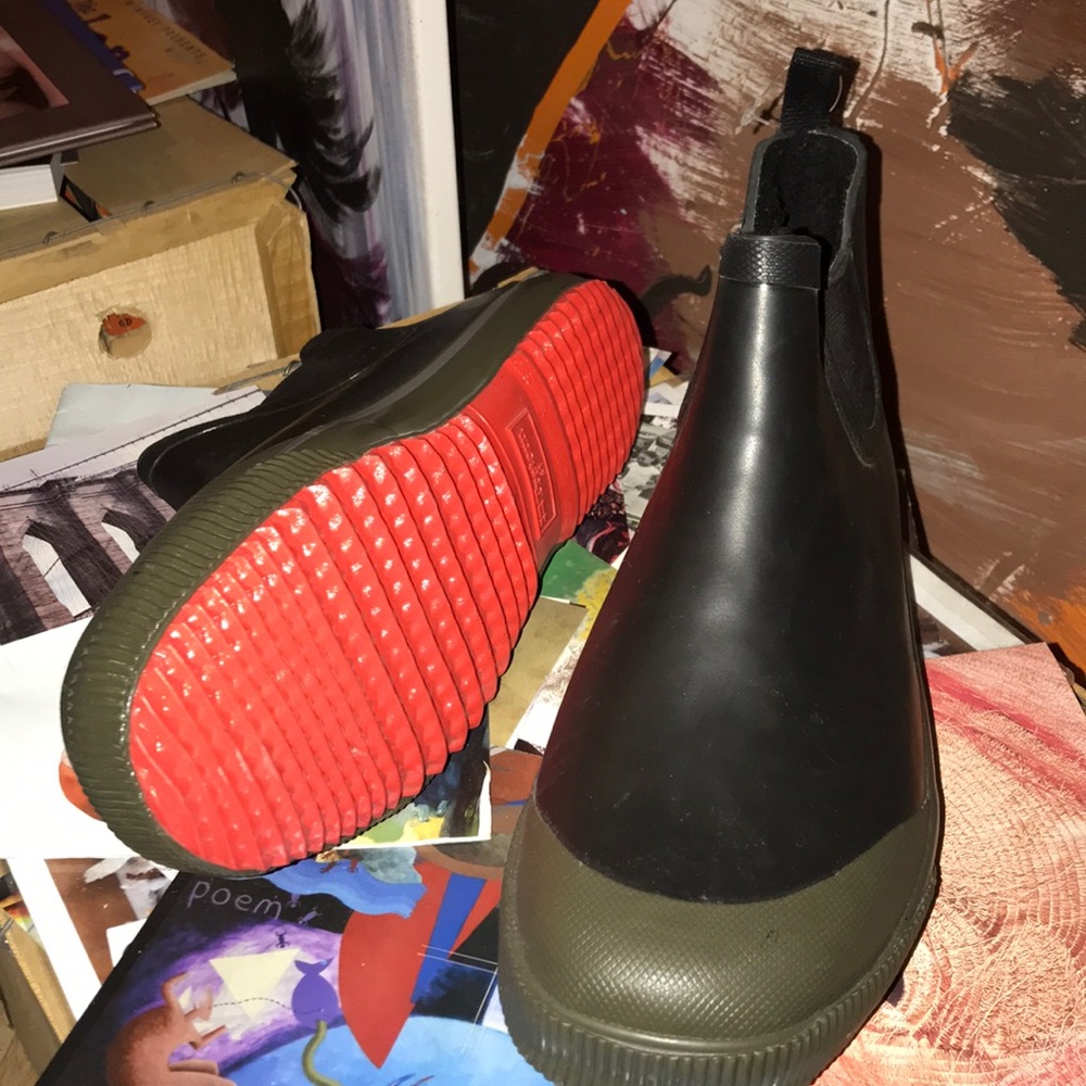Tretorn Black/Green Strala Vinter Klar Rain Boot